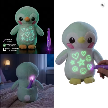 Peluche Pinta en la oscuridad