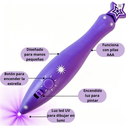 Peluche Pinta en la oscuridad